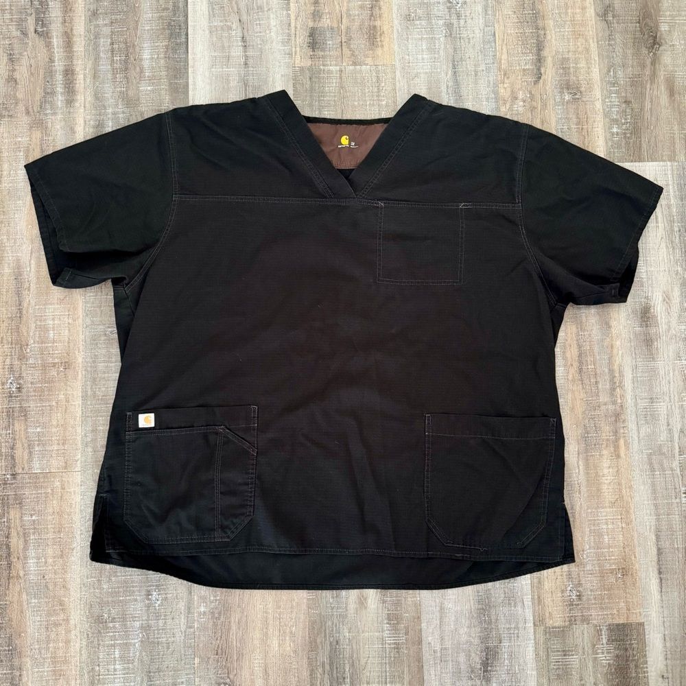 Carhartt Black Short Sleeve Men's Scrub Tee